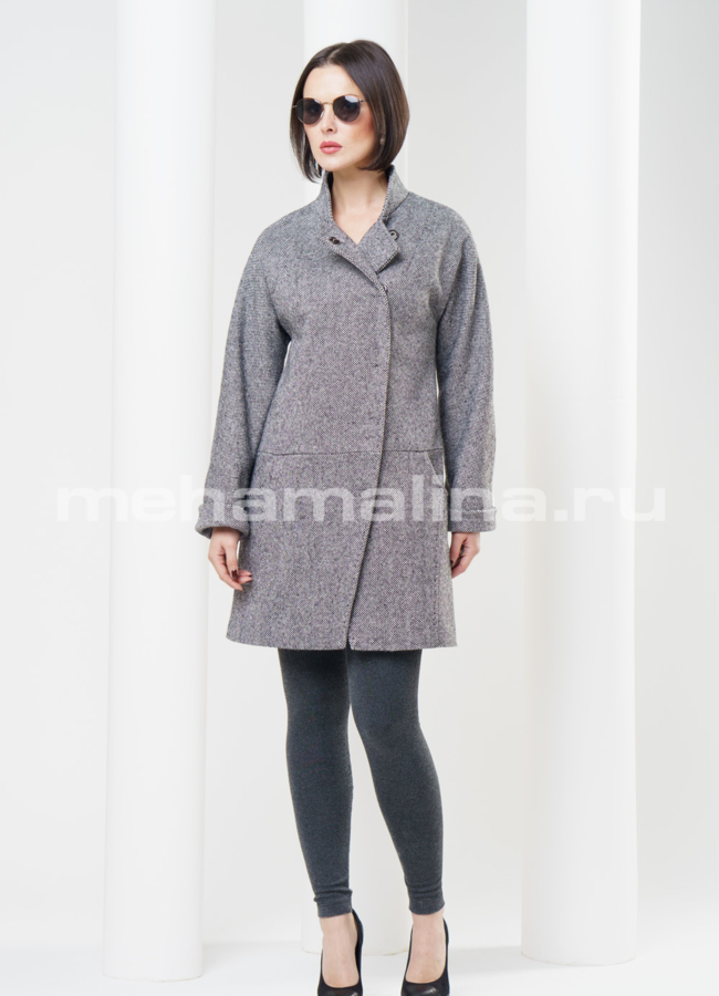 Пальто женское, воротник стойка модель № BP-27 универмаг малина