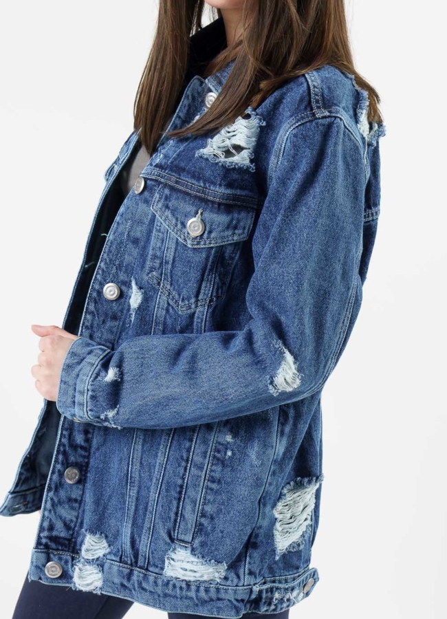 Куртка джинсовая  модель № 376 универмаг малина