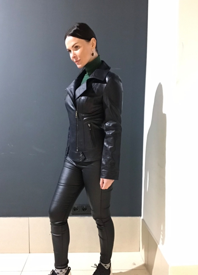 фото Куртка женская из эко кожи модель № 7991