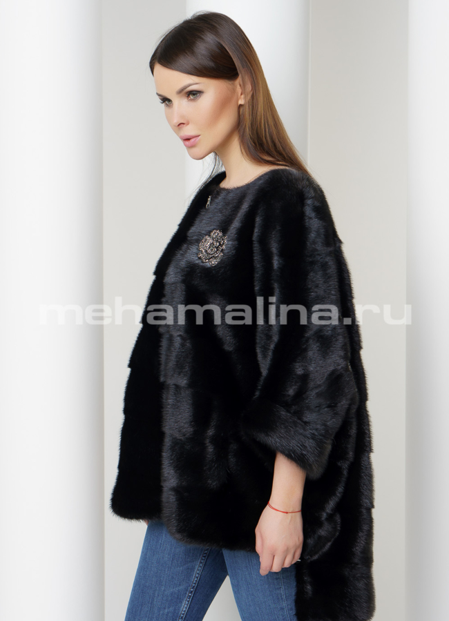 Свитер из норки модель № S-586 универмаг малина