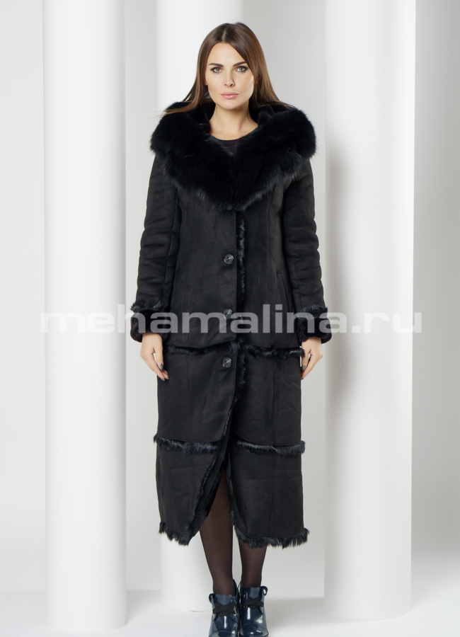 Дубленка эко модель № 17530 в рассрочку