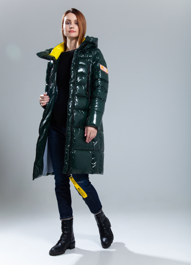 Пуховик женский модель № 501 в кредит