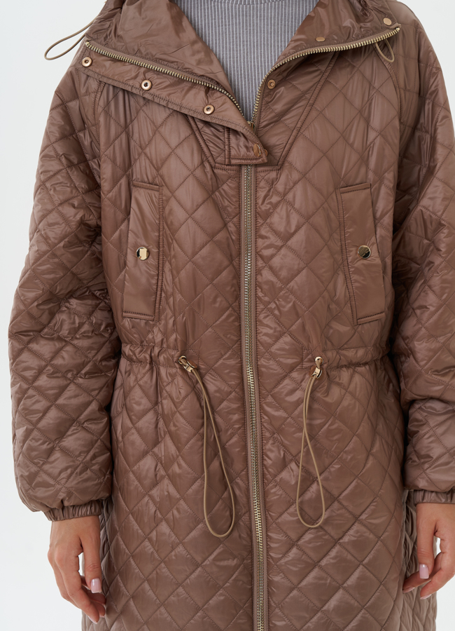 Женское утепленное пальто модель № 27150 в рассрочку