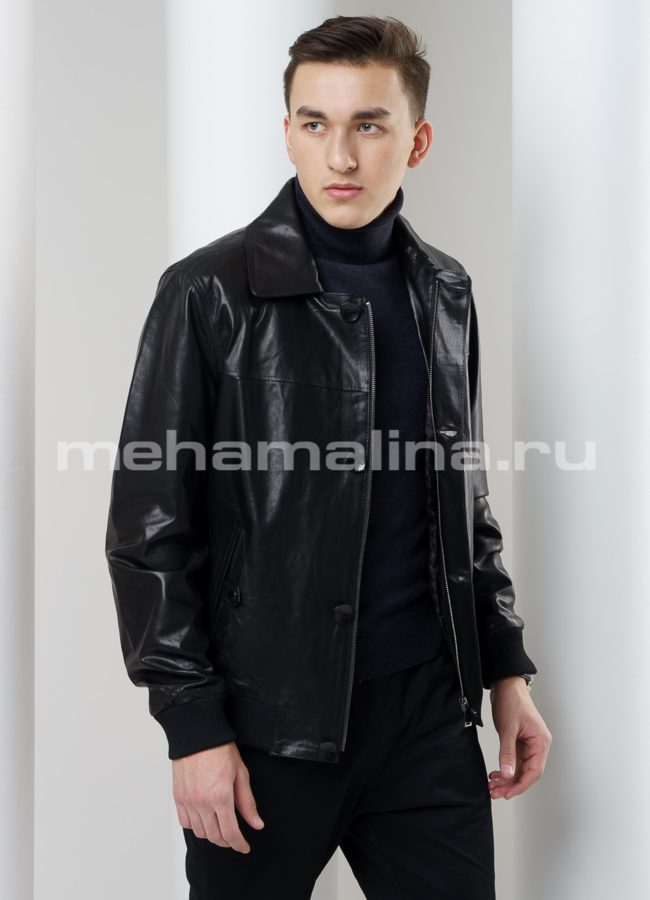 фото Кожаная куртка модель № PK-176