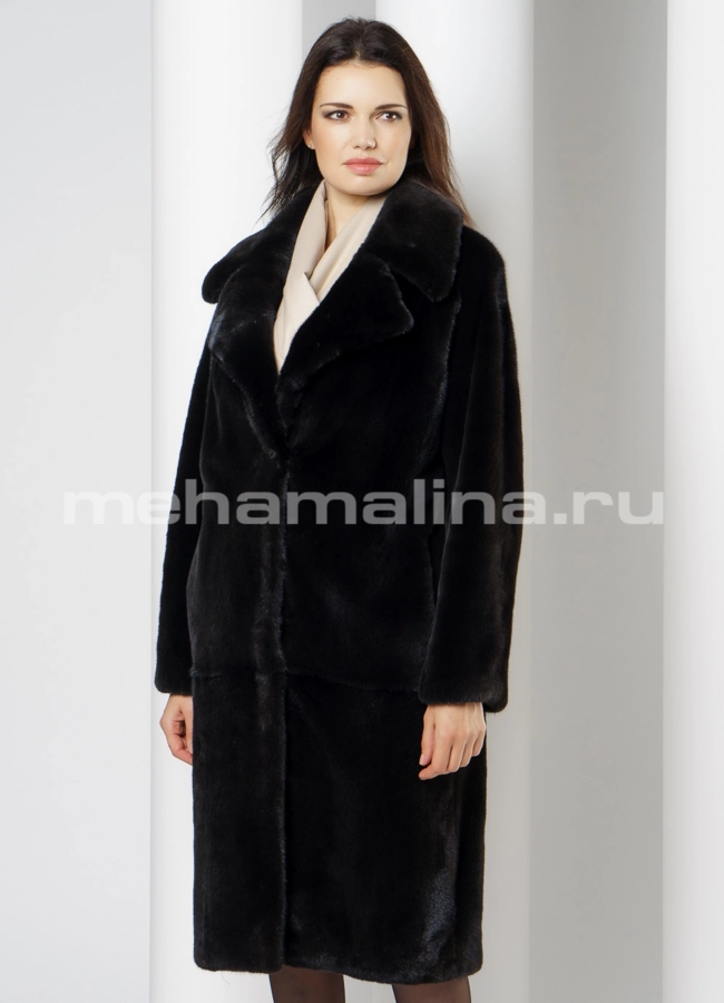 Шуба из норки модель № S-648 универмаг малина