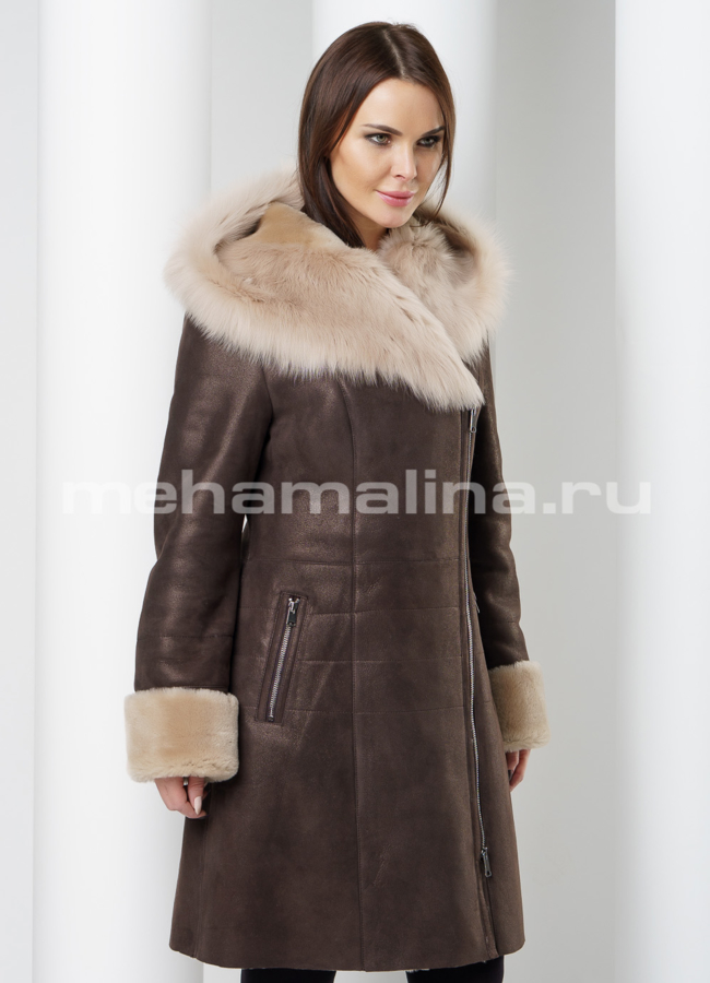 Дубленка  модель № D-189 универмаг малина