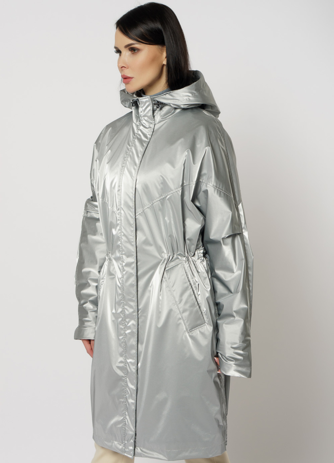 Плащ женский с капюшоном модель № 11446 универмаг малина