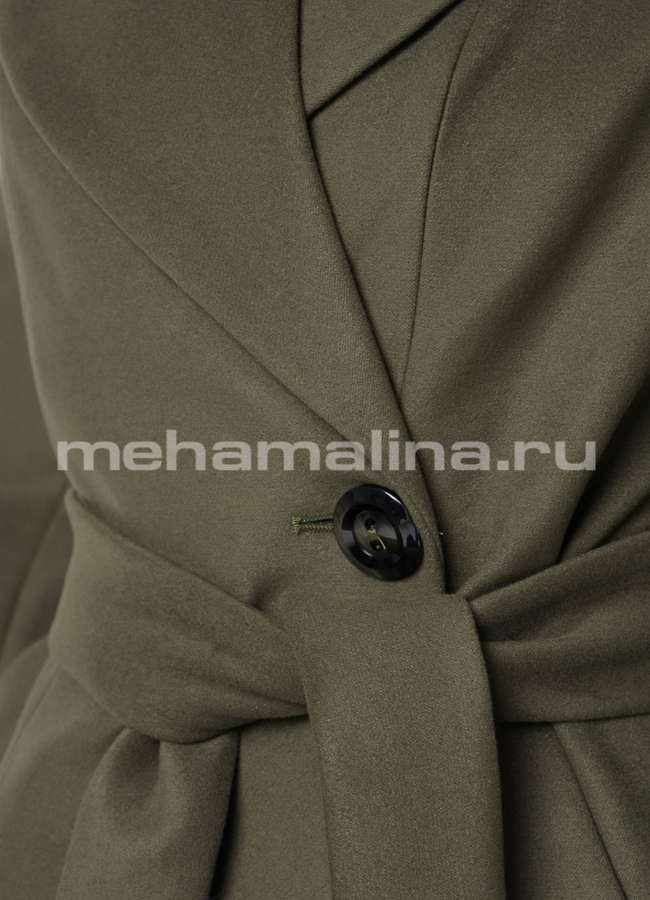 Женское приталенное пальто модель № 10945 универмаг малина