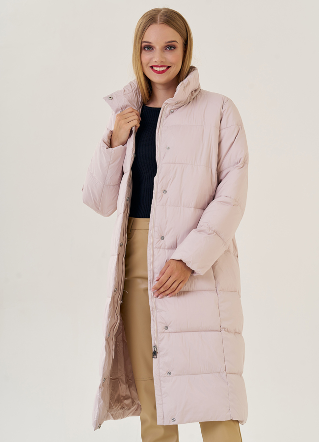 Пуховик женский с капюшоном  модель № 23209 универмаг малина