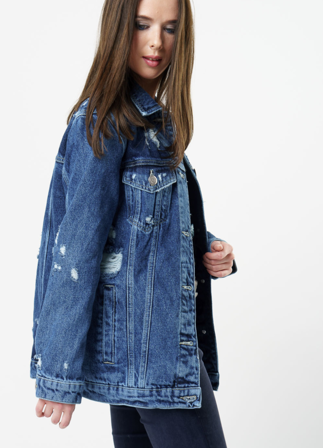 Куртка джинсовая  модель № 376 универмаг малина