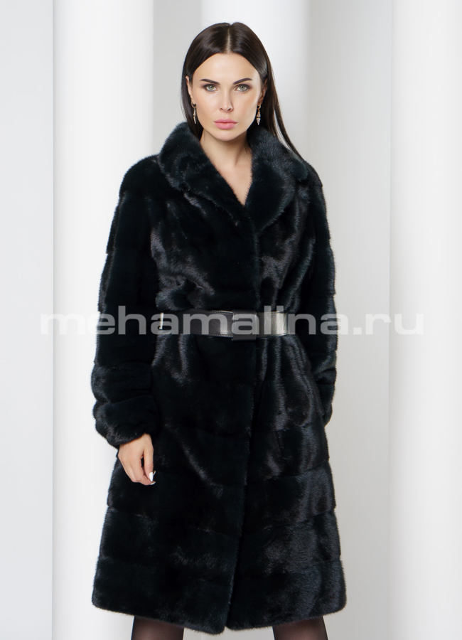 Норковая шуба модель № S-712 универмаг малина