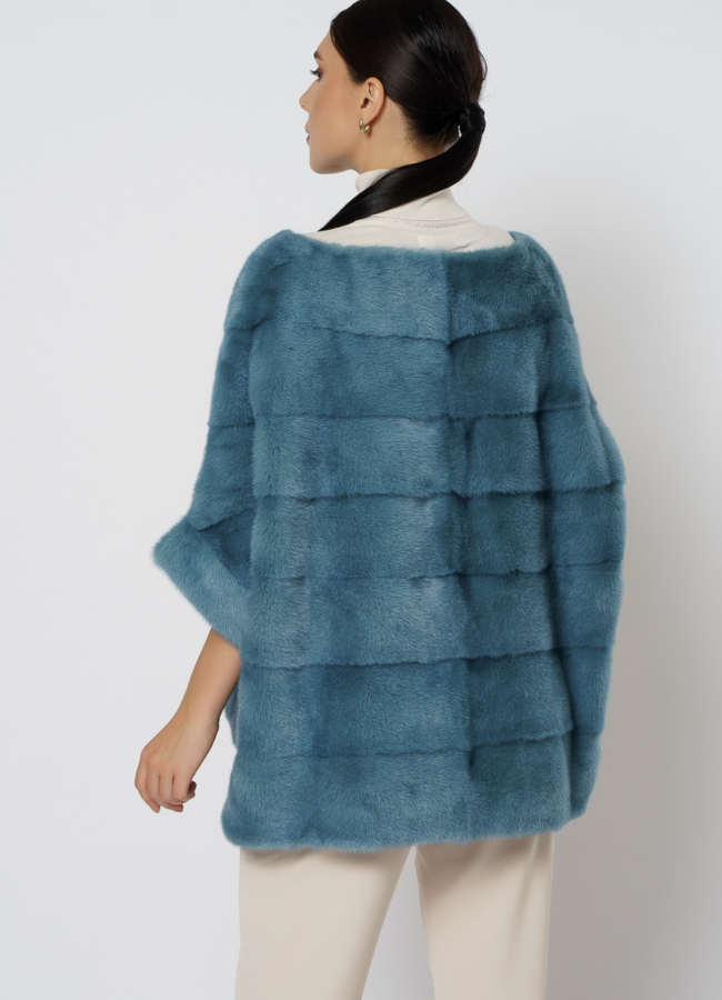 Короткая шуба на молнии модель № 1211 в кредит