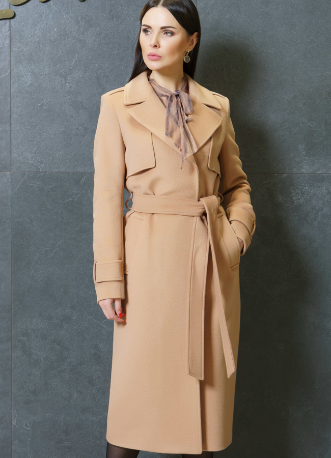 Пальто Avalon модель № 2635 меха малина