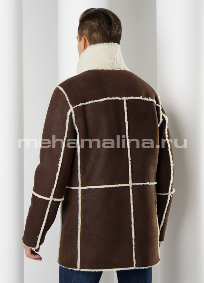 Мужская дубленка премиального качества модель № DM-116 в рассрочку