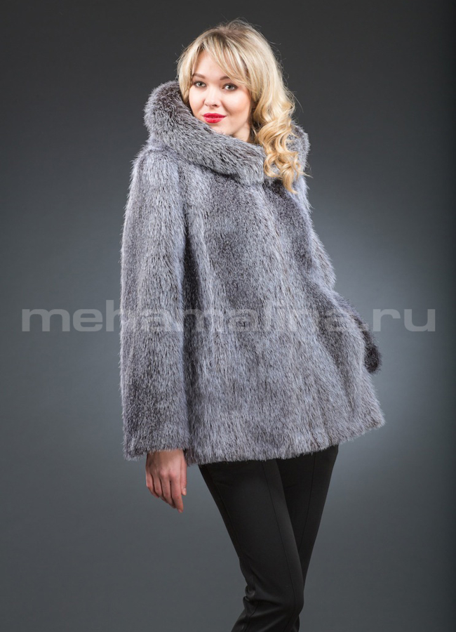 Шуба из нутрии 
