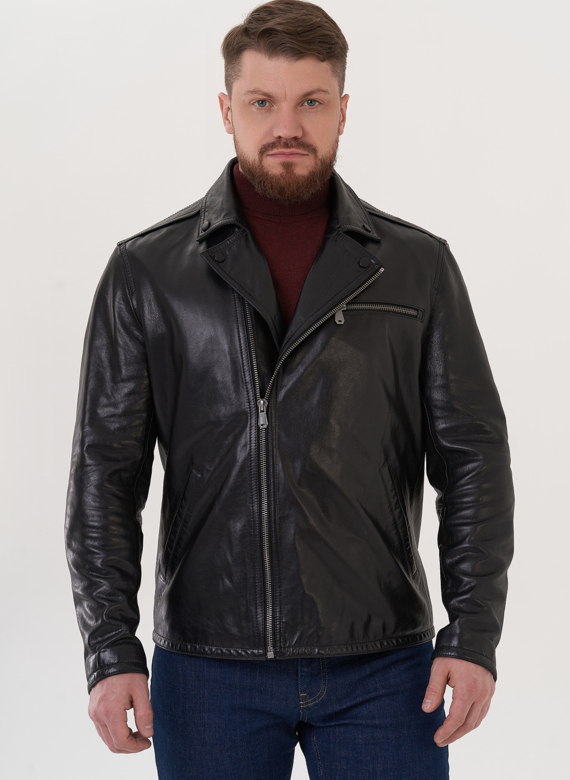 Мужская кожаная куртка 