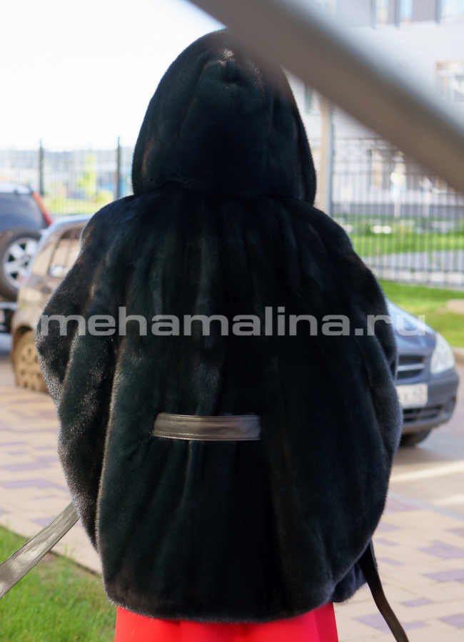 Шуба из норки модель № S-695 универмаг малина