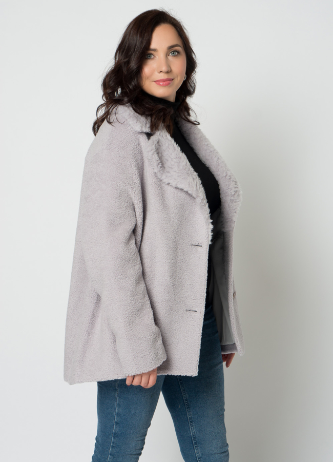 Женская куртка с английским воротником из шерсти модель № 21555 универмаг малина