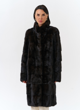 Шуба из меха норки