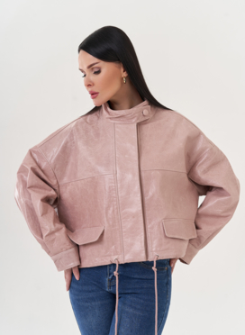 Куртка из натуральной кожи оверсайз