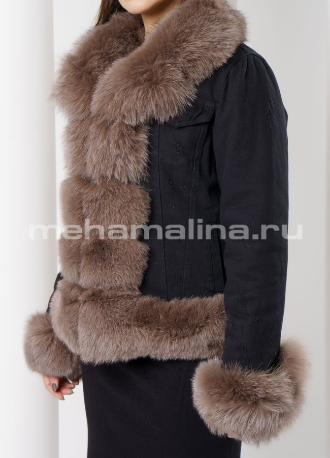 Парка джинсовая модель № П-298 универмаг малина