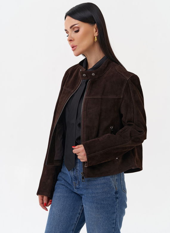 Женская куртка из замши