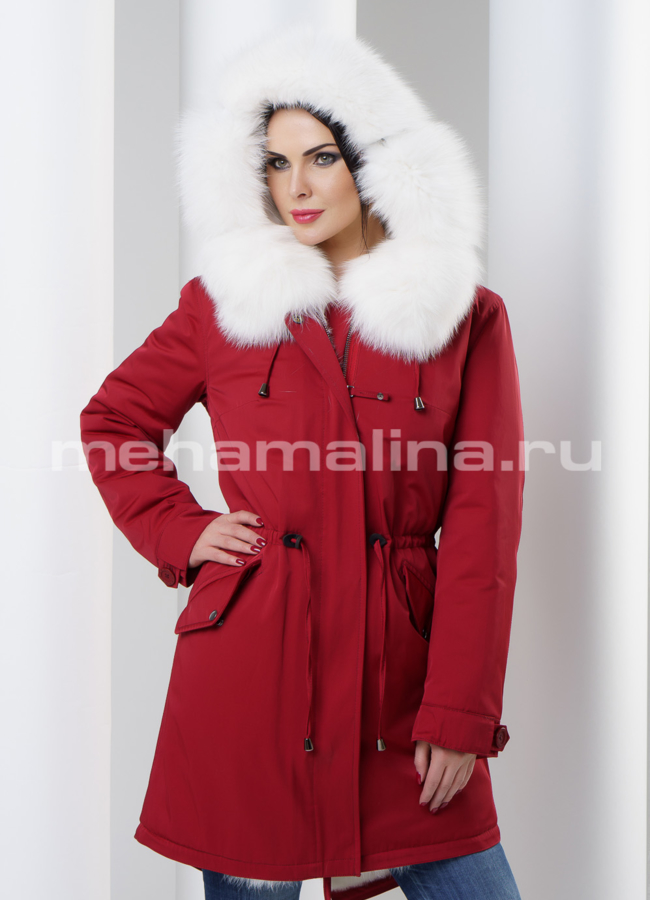 Парка на овчине Malina siberian wear модель № П-51 в кредит