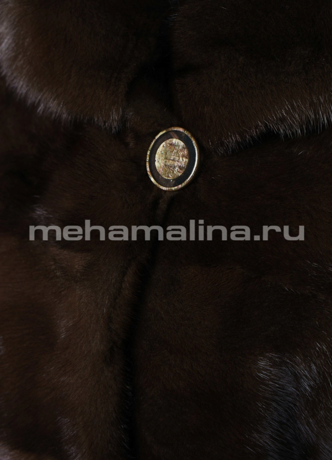 Шуба из норки модель № S-713 универмаг малина