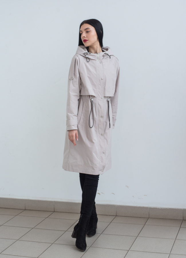 Парка женская с капюшоном  модель № 22768 в рассрочку