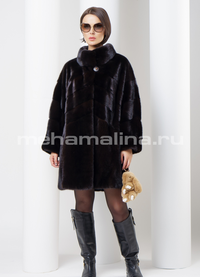 Шуба из скандинавской норки модель № S-454 в кредит