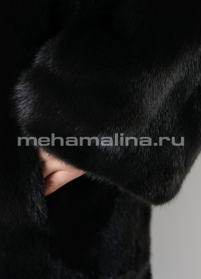 Шуба из норки модель № S-706 универмаг малина