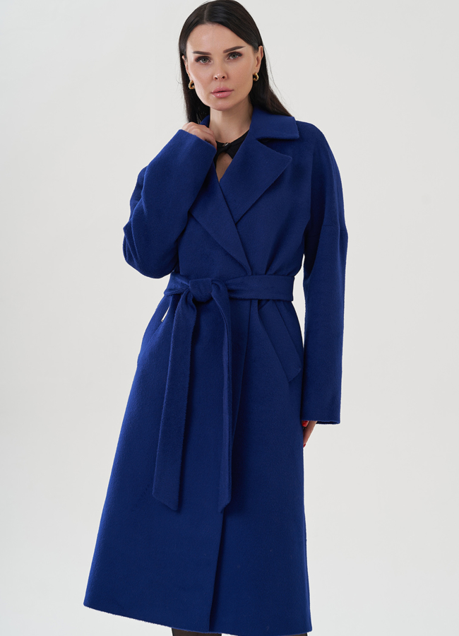 Женское пальто с английским воротником   модель № 82084 универмаг малина