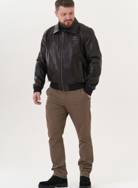 Мужская кожаная куртка 