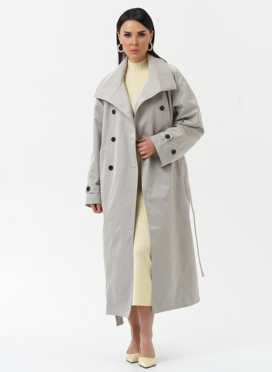 Длинный женский плащ 