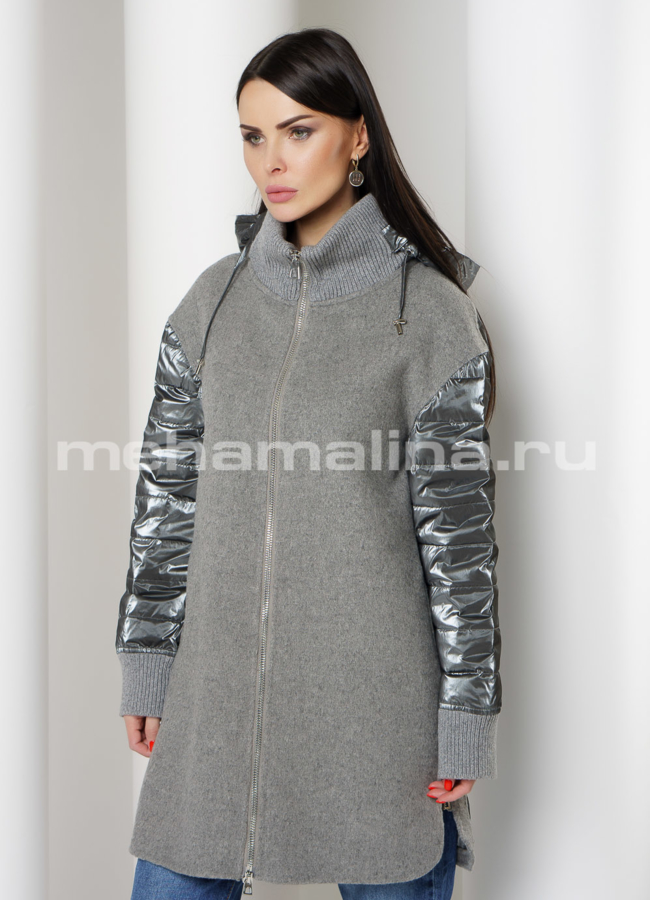 Пальто премиум DiegoM модель № DiegoM 406 универмаг малина