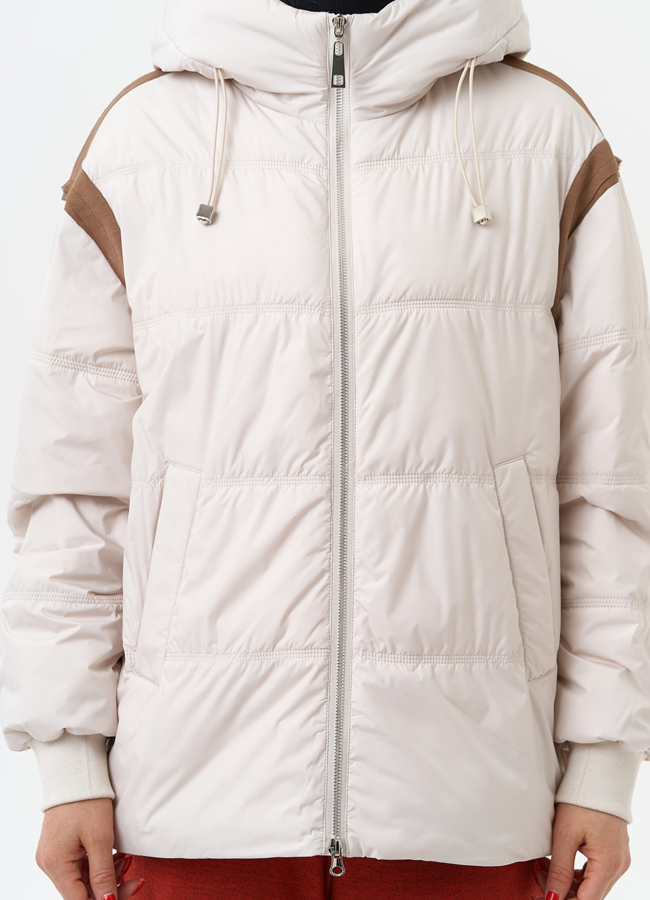 Женская утепленная куртка с капюшоном модель № 29944 универмаг малина