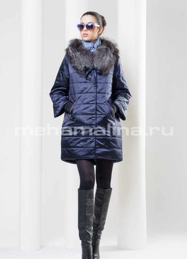 Куртка с чернобуркой на верблюжьей шерсти модель № П-47 в рассрочку