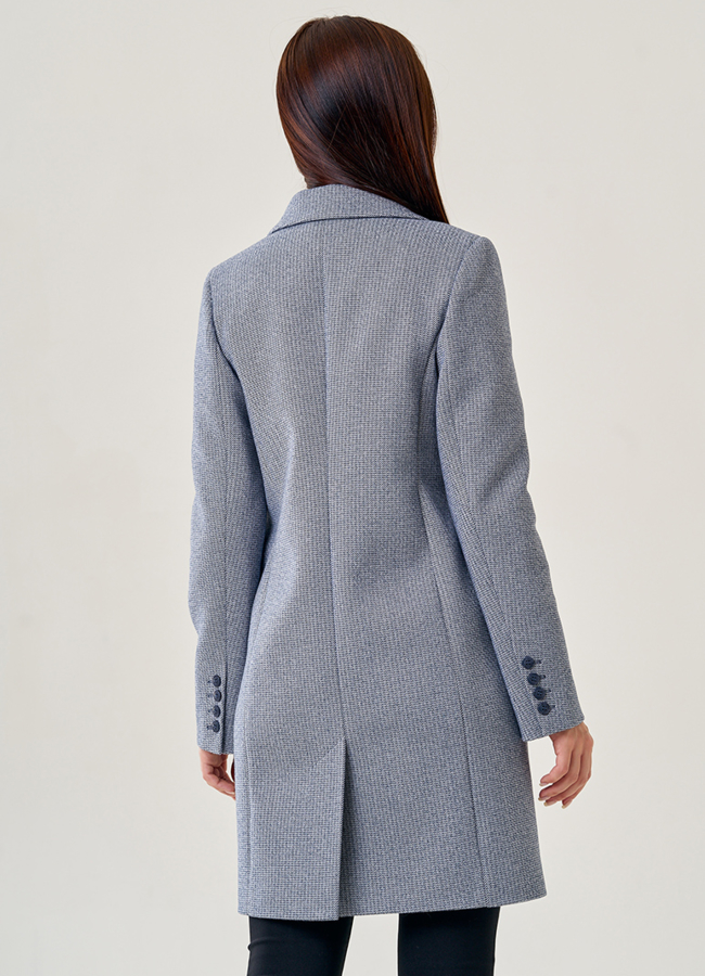 фото Женское пальто средней длины модель № 22950