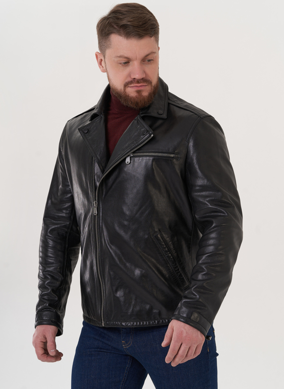 Мужская кожаная куртка 