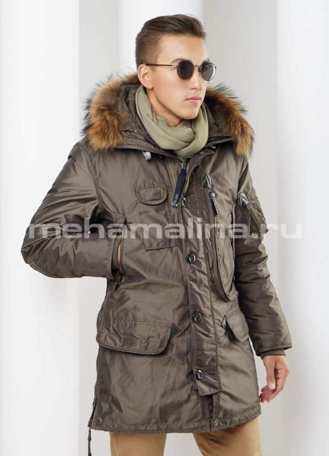 Пуховик мужской параджамперс модель № KM-10 универмаг малина