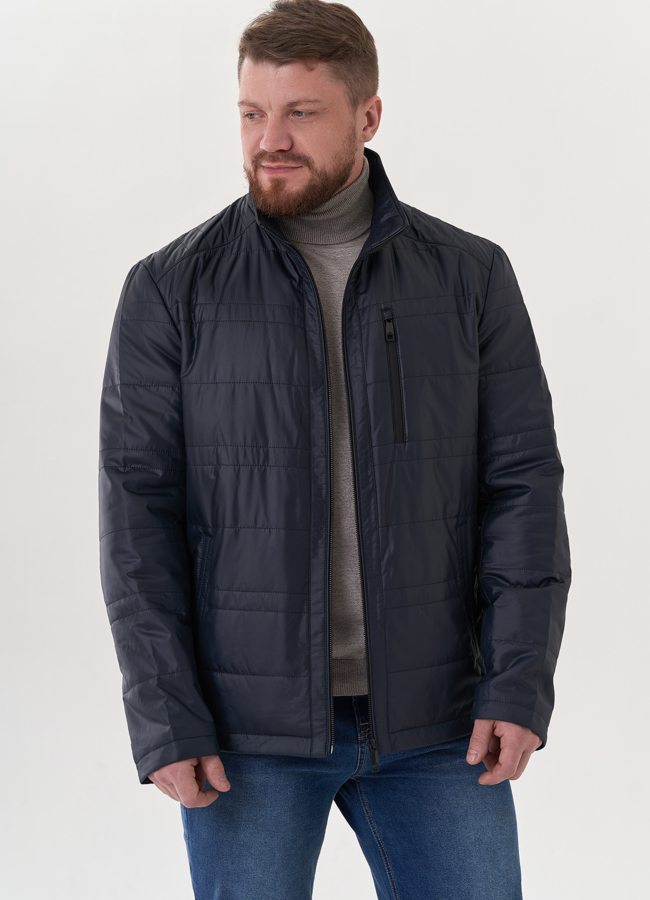 Мужская куртка на молнии модель № 25629 в кредит