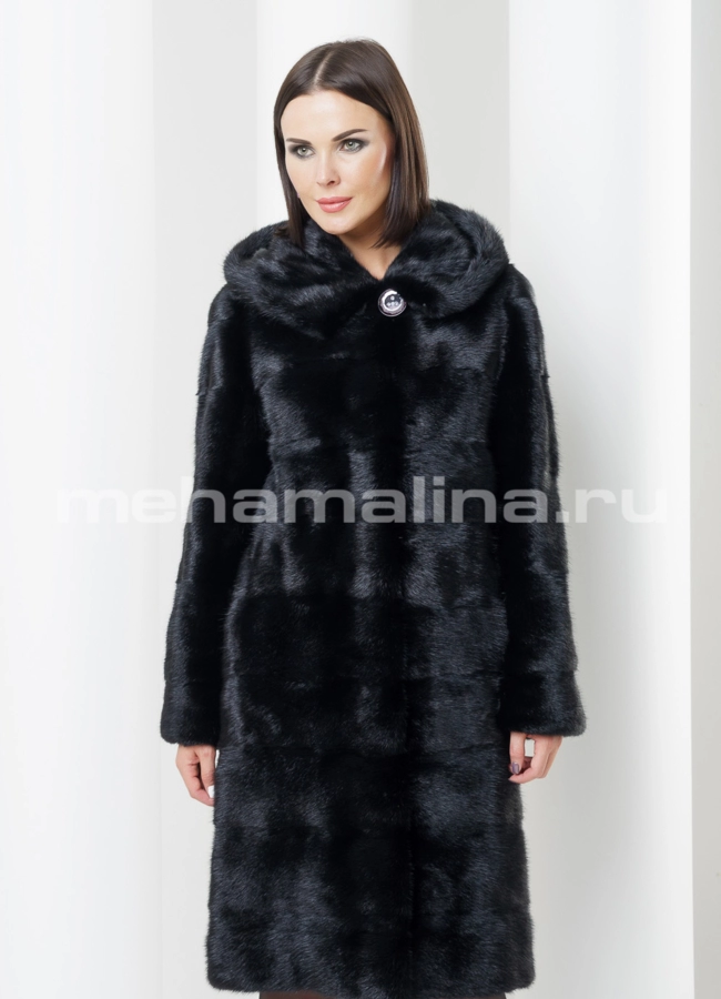 Норковая шуба модель № S-439 универмаг малина