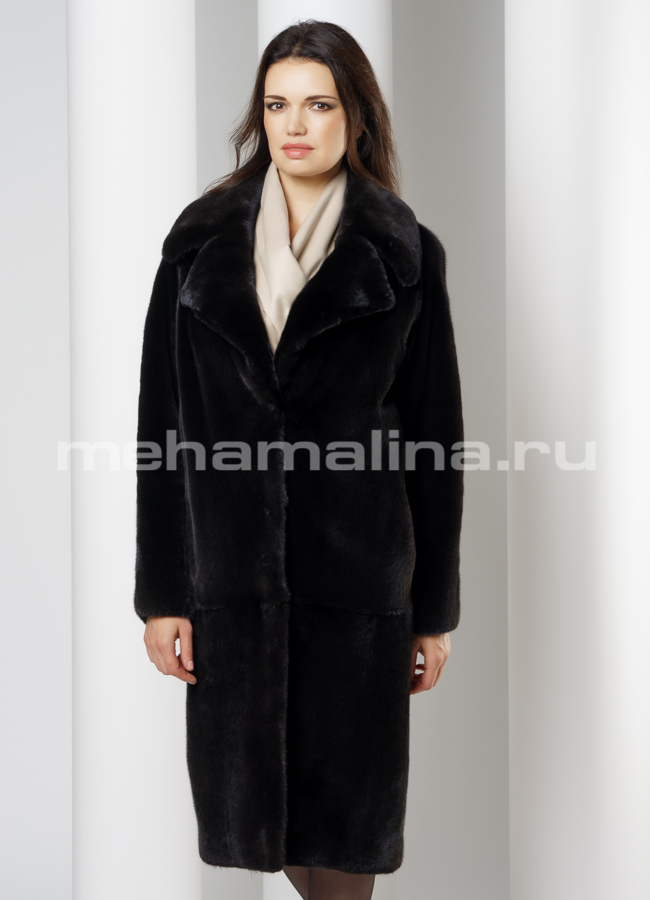 Шуба из норки модель № S-648 универмаг малина