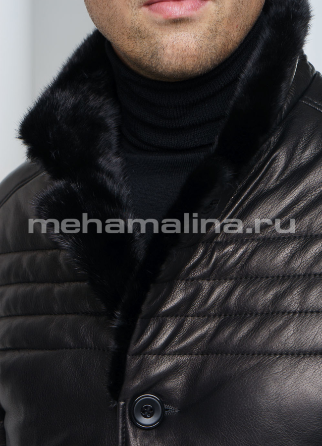 Мужской пуховик модель № ПМ-86 универмаг малина