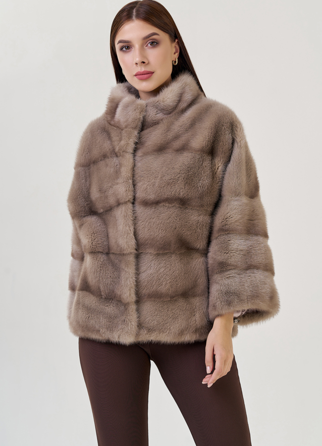 Куртка из норки модель № 23224 универмаг малина