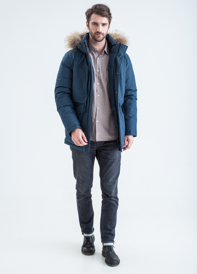 Пуховик мужской модель № КМ-71 универмаг малина