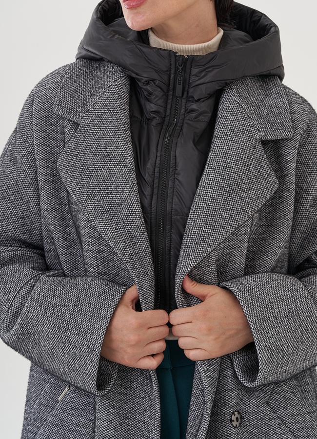  Женское ворсовое пальто  модель № 82088 универмаг малина