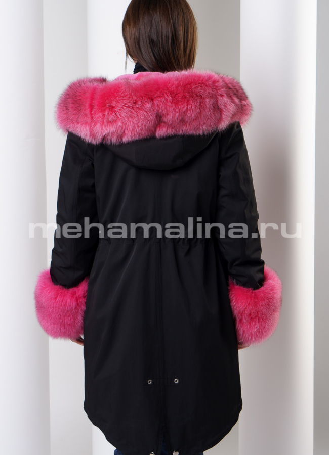 Меховая парка Malina siberian wear модель № П-164 универмаг малина