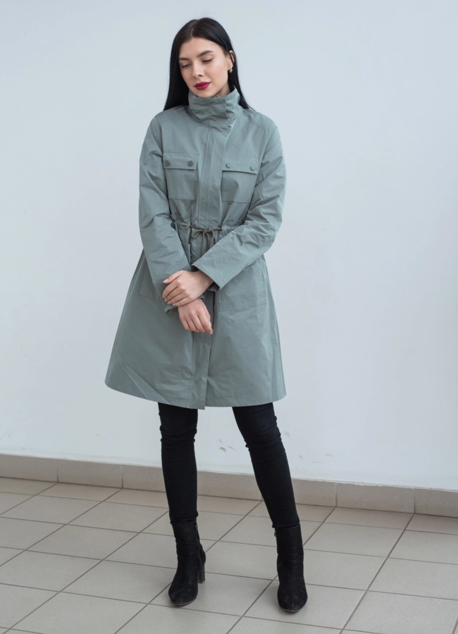 Плащ женский  модель № 22872 универмаг малина