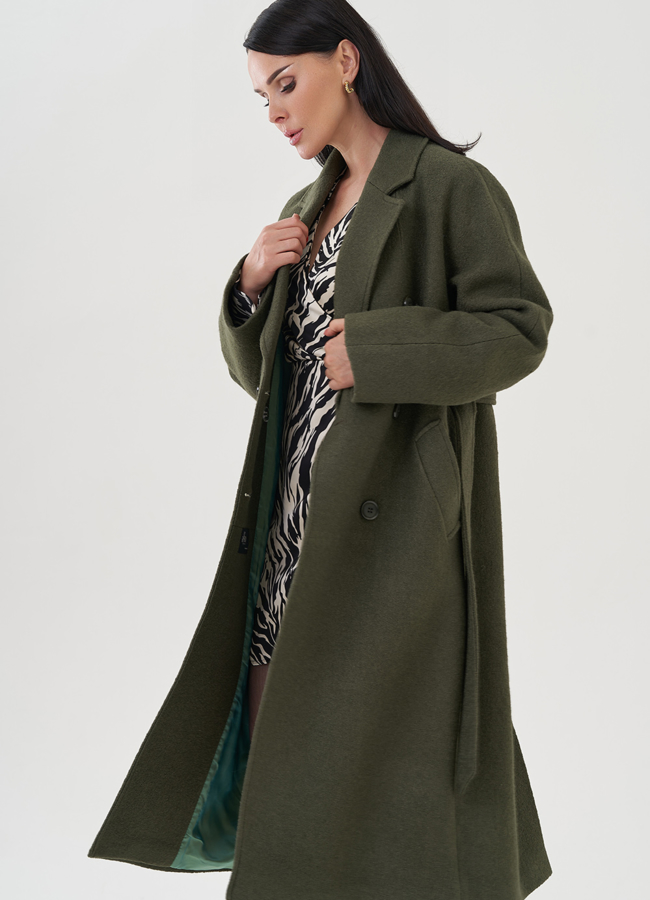 Пальто женское с английским воротником модель № 24758 универмаг малина